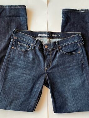 Citizens of Humanity Jeans Womens 30 Dita Petite Bootcut Dark Wash Low Rise